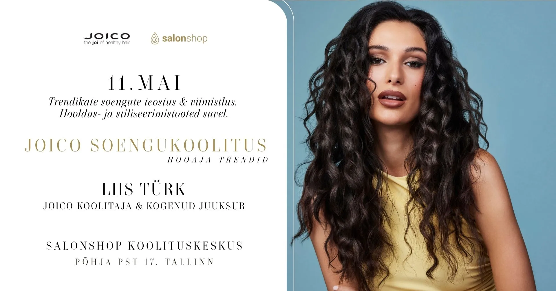 JOICO suvine toote- ja soengukoolitus Tallinnas ja Tartus